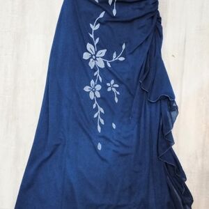 Elegant Blue Flormal Dress